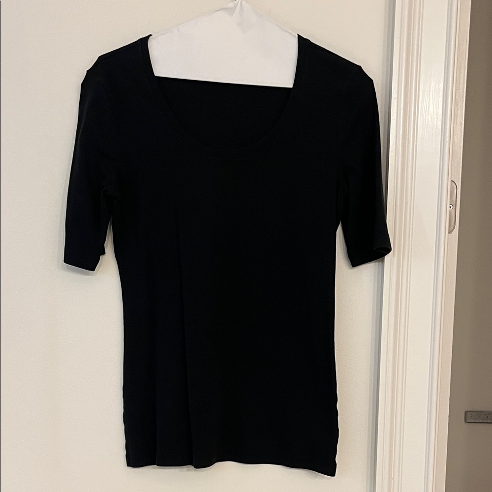 Banana Republic Black Short Sleeve Top